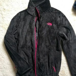 North Face Black Furry Jacket